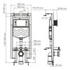 WasserKRAFT Dinkel 58TLT.010.ME.RG02 Система инсталляции для унитазов