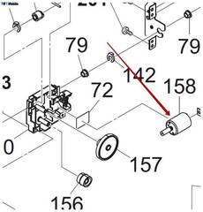 Двигатель постоянного тока 24В/20Вт KYOCERA 302LC94190