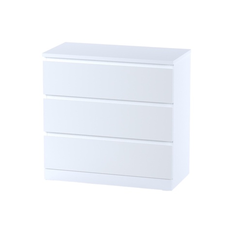 Комод Варма 3, 80*77*40см, белый