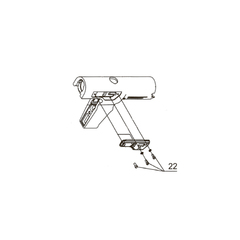 Запчасть №22 для FD301R. Винт М4х6