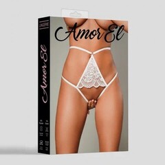 Откровенные трусики с доступом White (M)