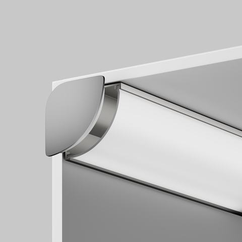 Комплект заглушек Maytoni (для профиля 30×30) 2 шт., ALM-3030-EC 642073