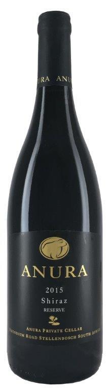 Вино Анура Шираз Резерв сухое красное з.г.у регион Симонсберг-Паарл 0,75л.