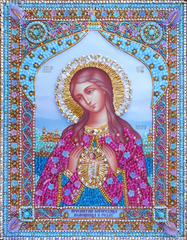 И-25 Набор для вышивания хрустальными камнями Богородица Помощница в родах