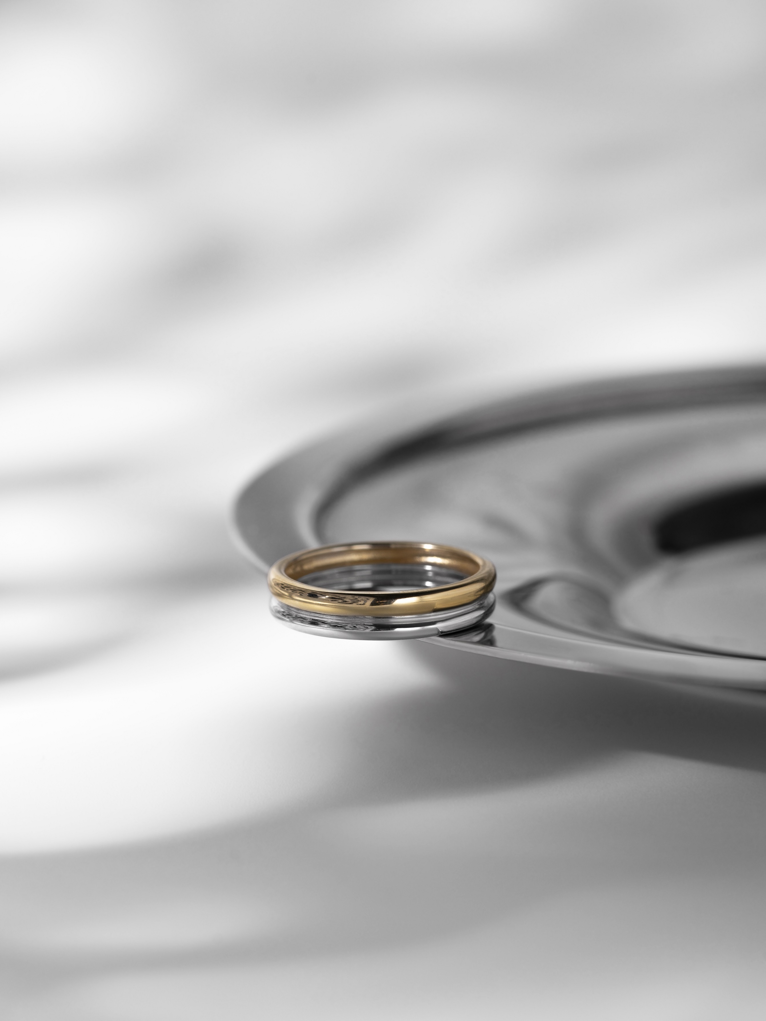 Кольцо Эхо биколор