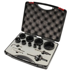 Набор коронок Bi-metall 16-67мм HSSE-Co8 14пр H-Tools 04403220