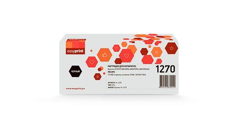 Тонер-картридж EasyPrint LK-1270 для Kyocera ECOSYS MA4000x/MA4000fx/MA4000wifx (10000стр.) с чипом TK-1270