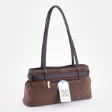 Сумка Саломея 215 эко-замша шоколад