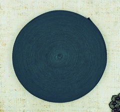 Лента киперная, хлопок, ш. 1 см, тёмно-зелёный