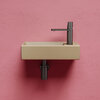 Ceramica Nova Element CN6051RMC Умывальник подвесной прямоугольный (чаша справа, отверстие под смеситель слева), 41.7x21.7, цвет: бежевый