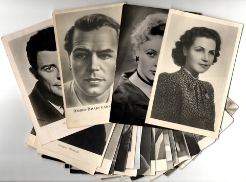 №24 Открытки Артисты и актёры СССР 1960–1970-е г. 25 штук. Чёрно-белые, чистые, без повторов