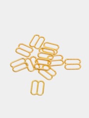 Регулятор для бюстгальтера, металл, 2 см, золото