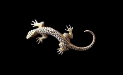 Силиконовый молд Ящерица