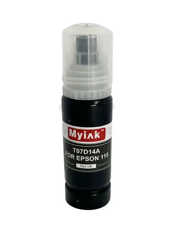 Чернила MyInk T07D14A для EPSON EcoTank 115, L8160/L8180 (70 мл, photo black)