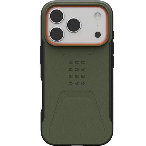 Чехол Uag Civilian Case для iPhone 17 Pro, Оливковый/Оранжевый | Olive/Orange