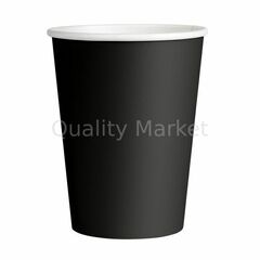 Стакан бумажный 350мл "Black"  (50шт/20уп/1000шт)