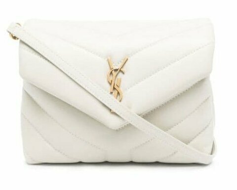 Сумка Saint Laurent Loulou Toy белый