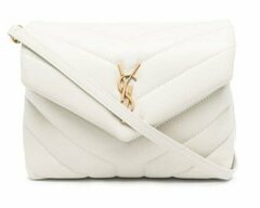 Сумка Saint Laurent Loulou Toy белый