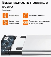 Внешний аккумулятор Xiaomi Mi Power Bank 3 10000 mAh 22,5W PB100DZM Silver (серебристый)