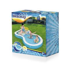 Детский  надувной бассейн Bestway с шезлонгом 54168, 279х234х48см