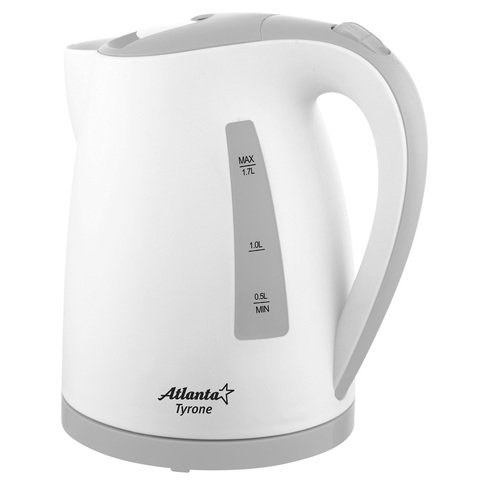 Чайник пластиковый электрический ATH-2372 (gray)