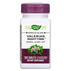 Nature's Way, Valerian Nighttime, 100 Tablets