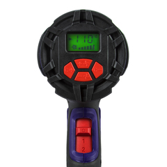 Строительный фен ПУЛЬСАР ФС 2000-2Д (2000Вт, 60-600*C, 300-500л/мин, ЖК-дисплей, 1кг, кейс + 4 насадки) (Арт. 792-544)