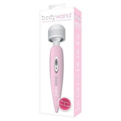 Розово-белый перезаряжаемый жезловый вибратор Personal Mini Rechargeable - 