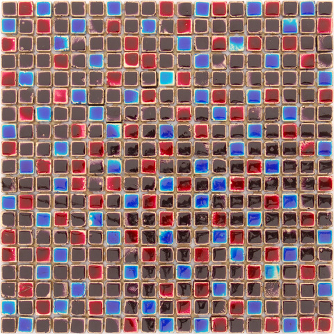 Arlecchino-4 31x31x0,8 см (чип 15x15x8 мм) РАСПРОДАЖА! дизайнерская мозаика из натурального камня