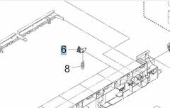 Сепаратор тефлонового вала KYOCERA 302FT20120/5AAVSEPRT012