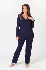 Пижама Миндаль-2 Виотекс ТЁМНО-СИНИЙ