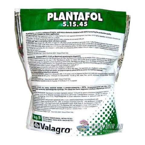 Valagro Plantofol 5-15-45 - 100 гр. Россия