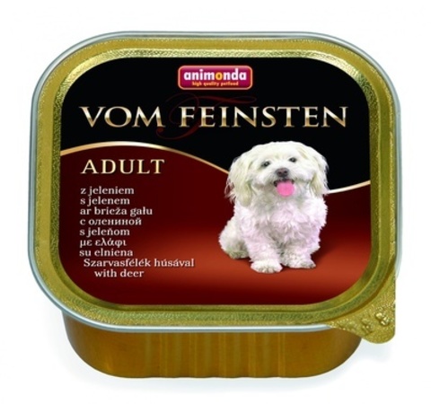 Animonda Vom Feinsten Adult консервы для взрослых собак с олениной 150г