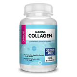 Морской Коллаген, Marine Collagen, Chikalab, 60 капсул 1