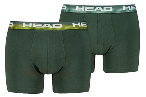 Боксерки теннисные Head Men's Printed Elastic Boxer 2P - thyme combo