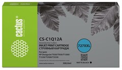 Картридж струйный Cactus CS-C1Q12A №727 черный (300мл) для HP Designjet T920, T930, T1500, T1530