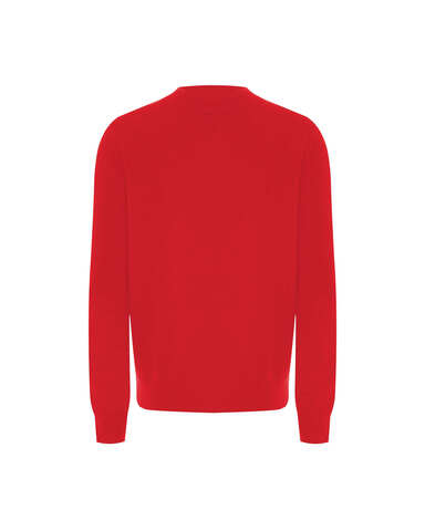 Джемпер из шерсти и кашемира красный