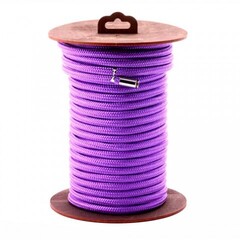 Нейлоновая веревка для шибари, на катушке, фиолетовая, 10 м