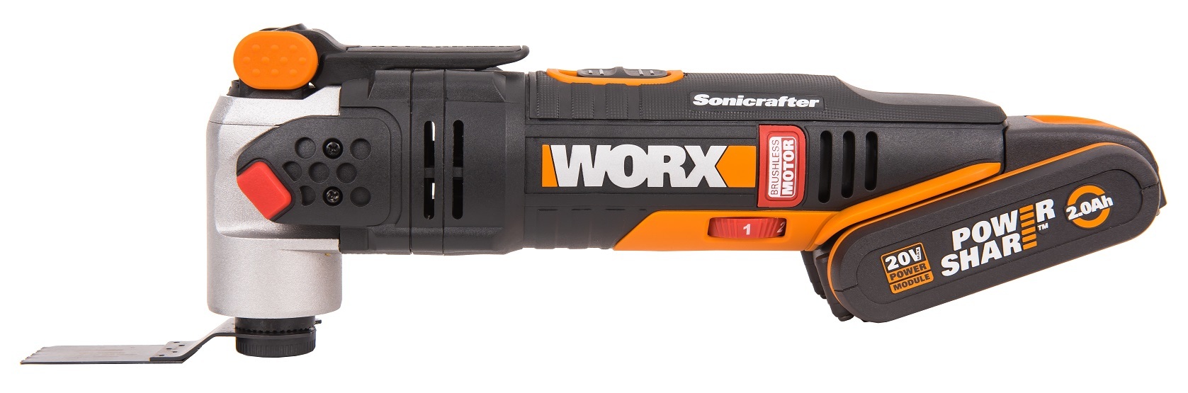 Реноватор аккумуляторный WORX WX693 20В, бесщеточный, 1*2,0Ач кейс