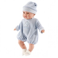 Munecas Antonio Juan Кукла Вега в голубом, озвученная (плач), закрывает глазки, 37см, 1452B