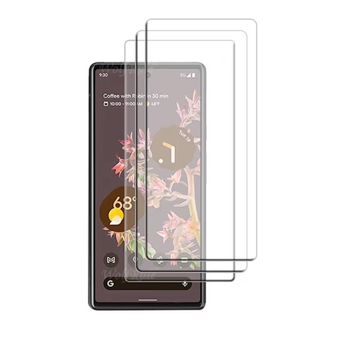 Защитное стекло 2.5d для Google Pixel 6 прозрачное | без рамки