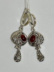 Баку (серьги из серебра)