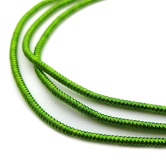 Канитель мягкая, гладкая, KAN/MF, 1 мм, глянец, лайм