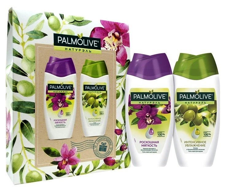 Набор Palmolive роскошная мягкость 2 геля для душа. Подарочный набор Палмолив Натурель. Палмолив гель д/душа 250мл.жен. Роскошная мягкость. Палмолив Натурель подарочный набор (гель для душа+2мыла Палмолив).