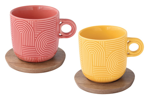 Набор чашек 2шт 250мл Easy Life Радуга el-r1781/tlo2