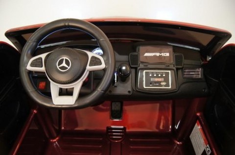 Детский электромобиль Rivertoys Mercedes Benz GLS AMG вишневый глянец GLS63-AMG-CHERRY-GLANEC