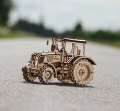 Трактор Беларус-2022 от EWA - Деревянный конструктор, сборная модель, механический 3D пазл
