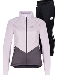 Элитный теплый лыжный костюм Noname Hybrid Pro Softshell 22 Wos Lilac женский