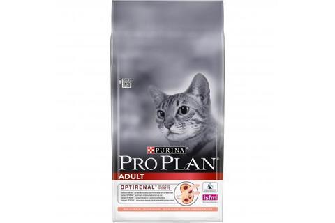 Сухой корм для взрослых кошек Purina Pro Plan Adult, лосось 10кг.