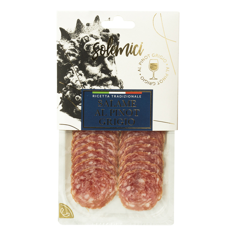 Solemici Колбаса Салями С Пино Гриджио сервировочная нарезка/Salame Al Pinot Grigio/, 70г